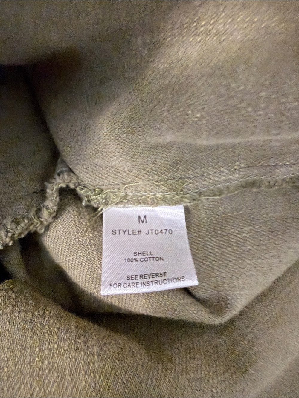 Oli & Hali Olive Green Button-Down Shirt with Red Star Trim - Picture 7 of 7